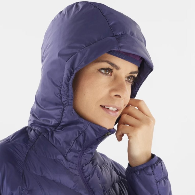 Salomon Outline Primaloft Women's Insulated Jackets Purple | CA 13K48